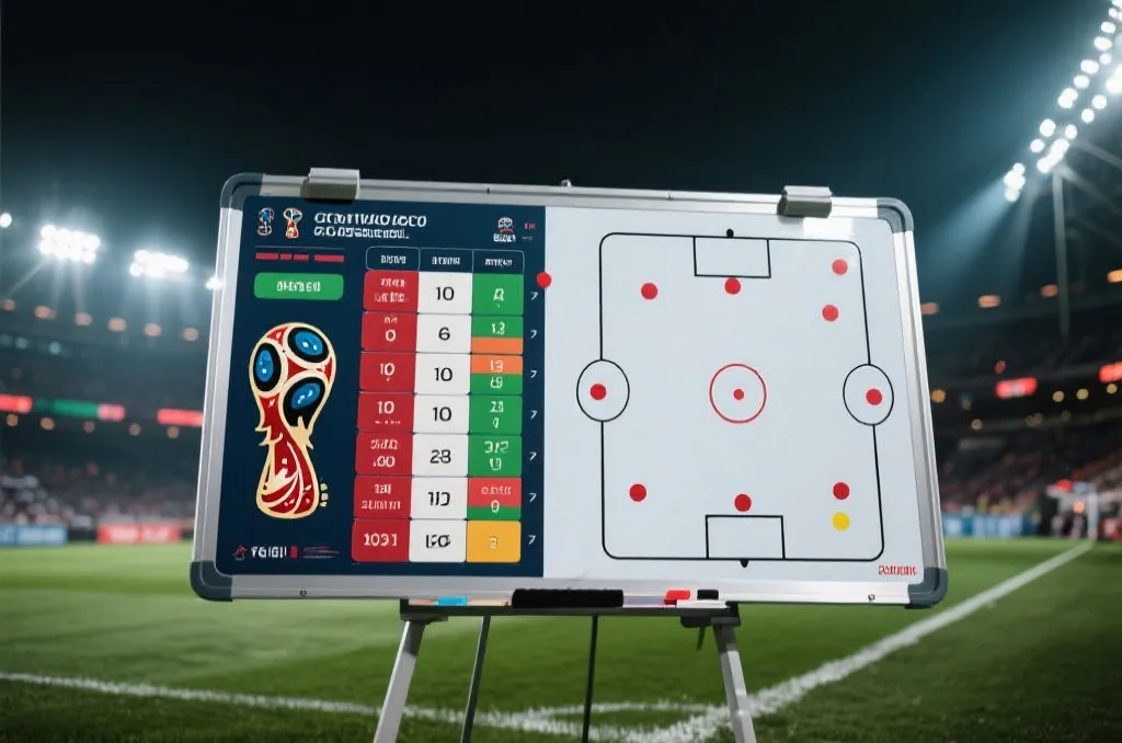 2026世界杯小组赛积分排名与分组形势分析图表